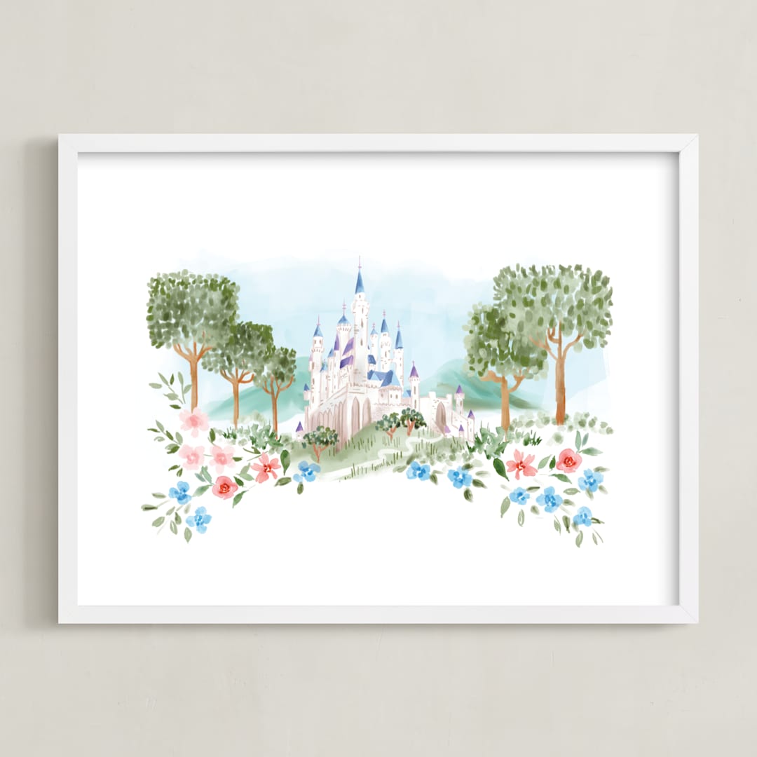 "Disney's Once Upon A Dream" - Art Print in Spring by Petra Kern - Framed