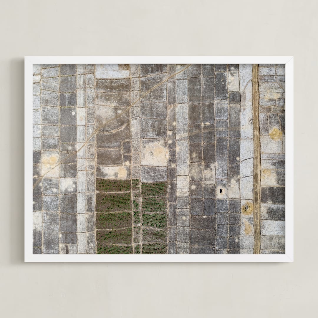 "transition" - Art Print in Clay by Alaric Yanos - Framed
