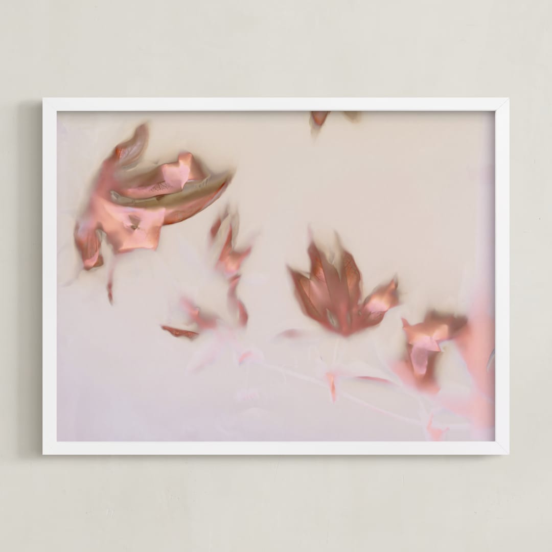 "Somewhere waiting for me" - Art Print in passionfruit by raven erebus - Framed