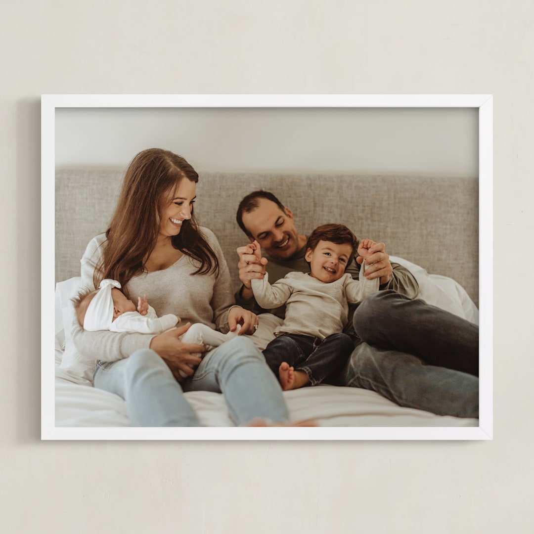 "The Big Picture: Mother's Day Framed Photo" - Framed Photo in White by Minted - Framed