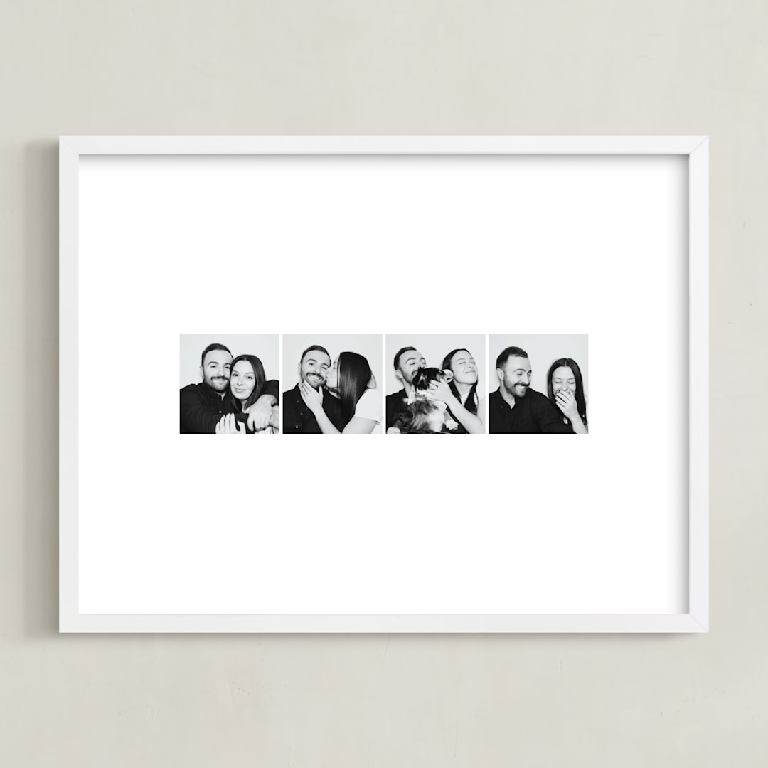 "Photo Strip: Landscape Framed Photo" - Framed Photo in White by Minted - Framed