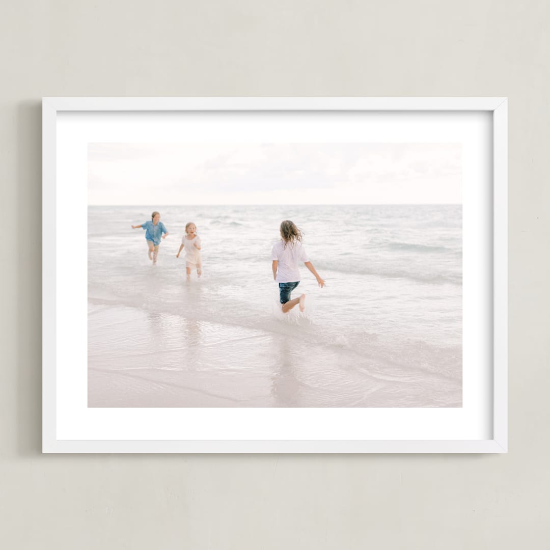"The Big Picture" - Framed Photo in White by Minted - Framed