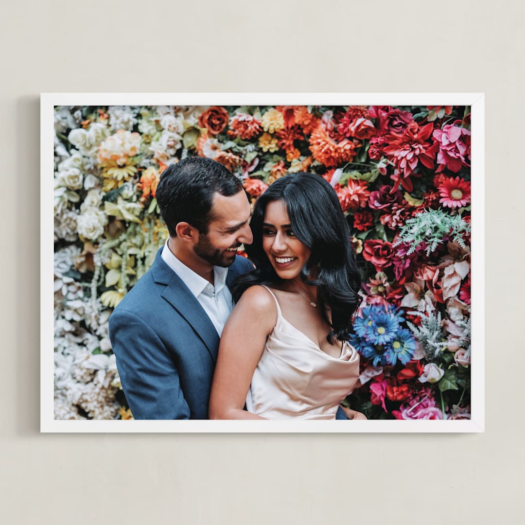"The Big Picture: Valentine's Framed Photo" - Framed Photo in White by Minted - Framed
