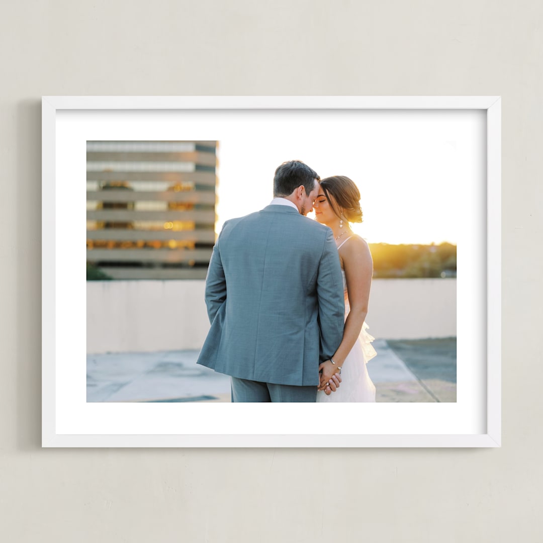 "The Big Picture: Valentine's Framed Photo" - Framed Photo in White by Minted - Framed