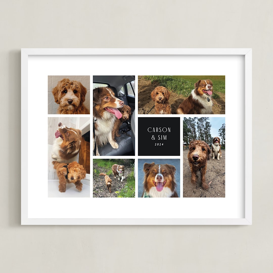"Seven Photo: Landscape Framed Photo" - Framed Photo in Ebony by Chris Griffith - Framed