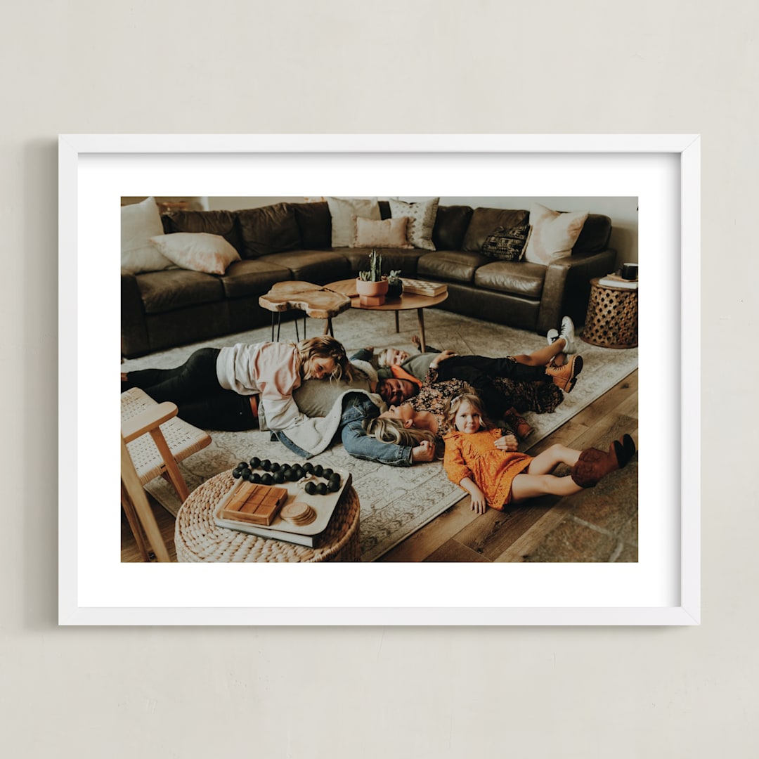"The Big Picture: Mother's Day Framed Photo" - Framed Photo in White by Minted - Framed