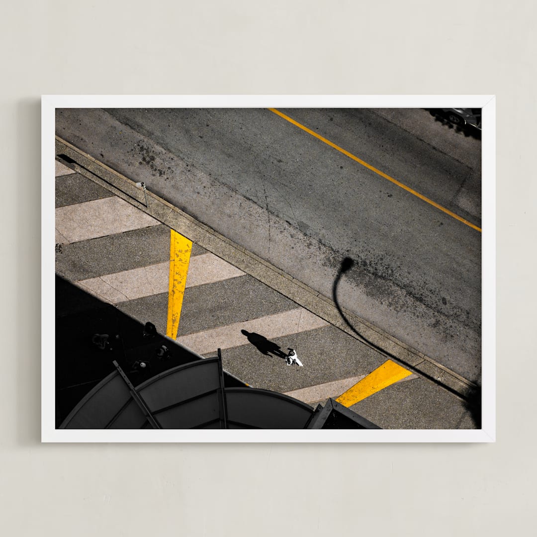 "Story From Aerial #2" - Art Print in Bright Day by Van Tsao - Framed