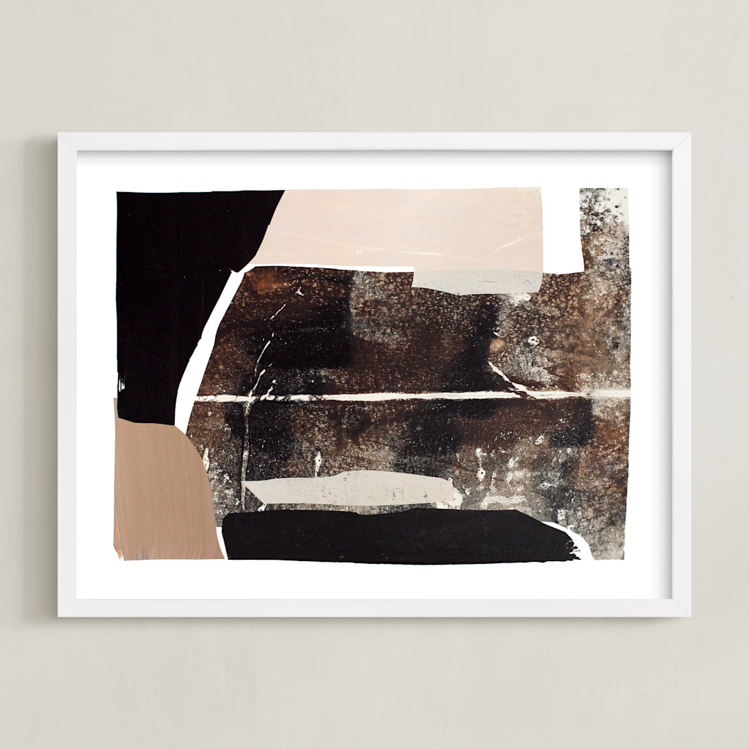 "Agate 1" - Art Print in Agate by Jennifer Daily - Framed