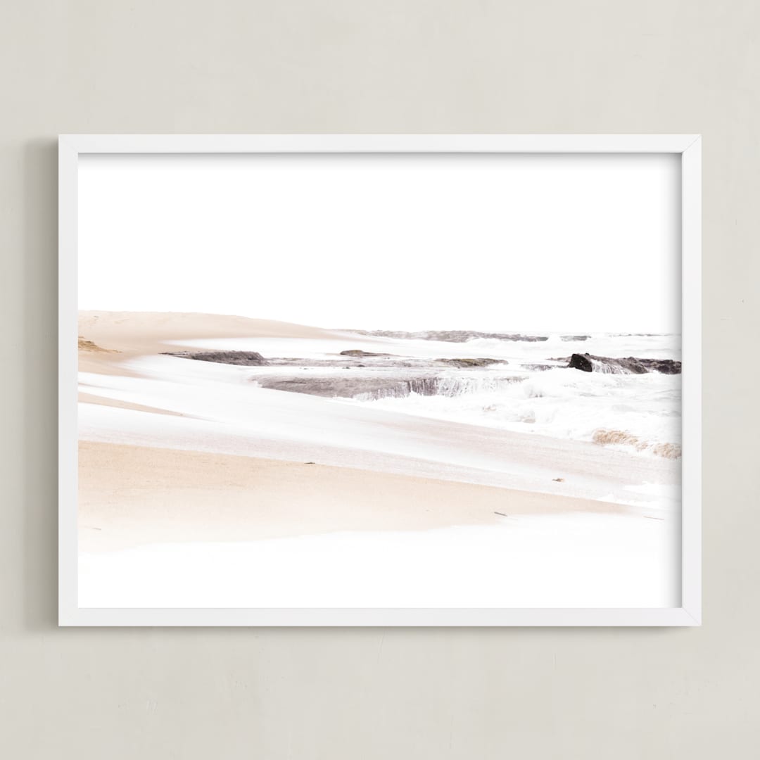 "Room to Breathe" - Art Print in Original Cream by Lisa Sundin - Framed