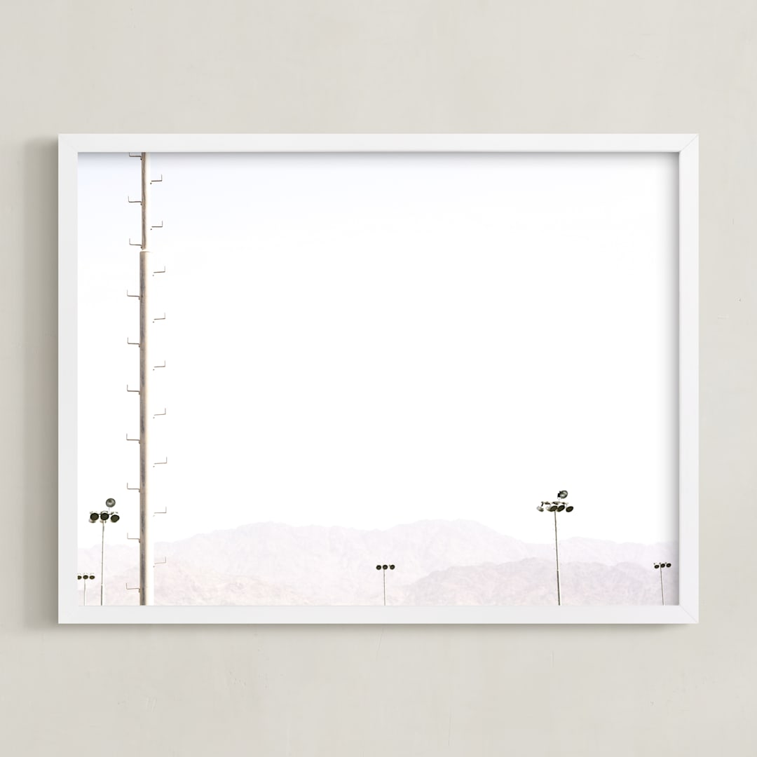 "Scenes from Eilat 2018, 32" - Art Print in Desert Sky by Tal Paz-Fridman - Framed