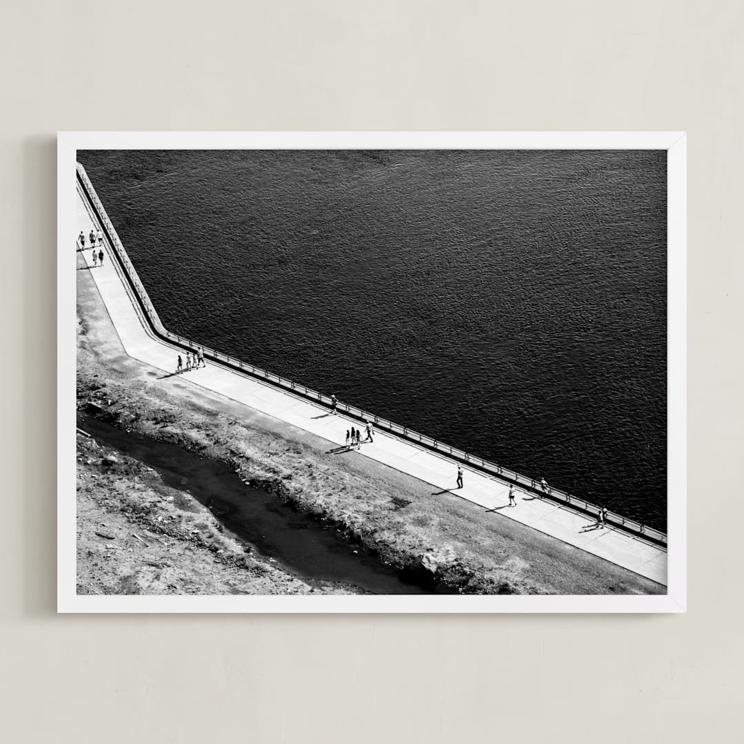 "Studies of negative" - Art Print in infinity black by Van Tsao - Framed