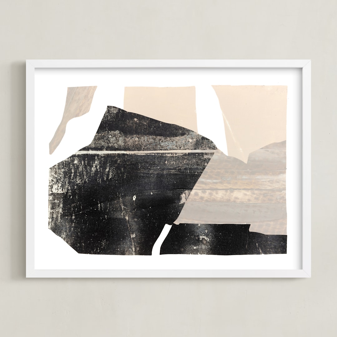 "Agate 2" - Art Print in Agate by Jennifer Daily - Framed