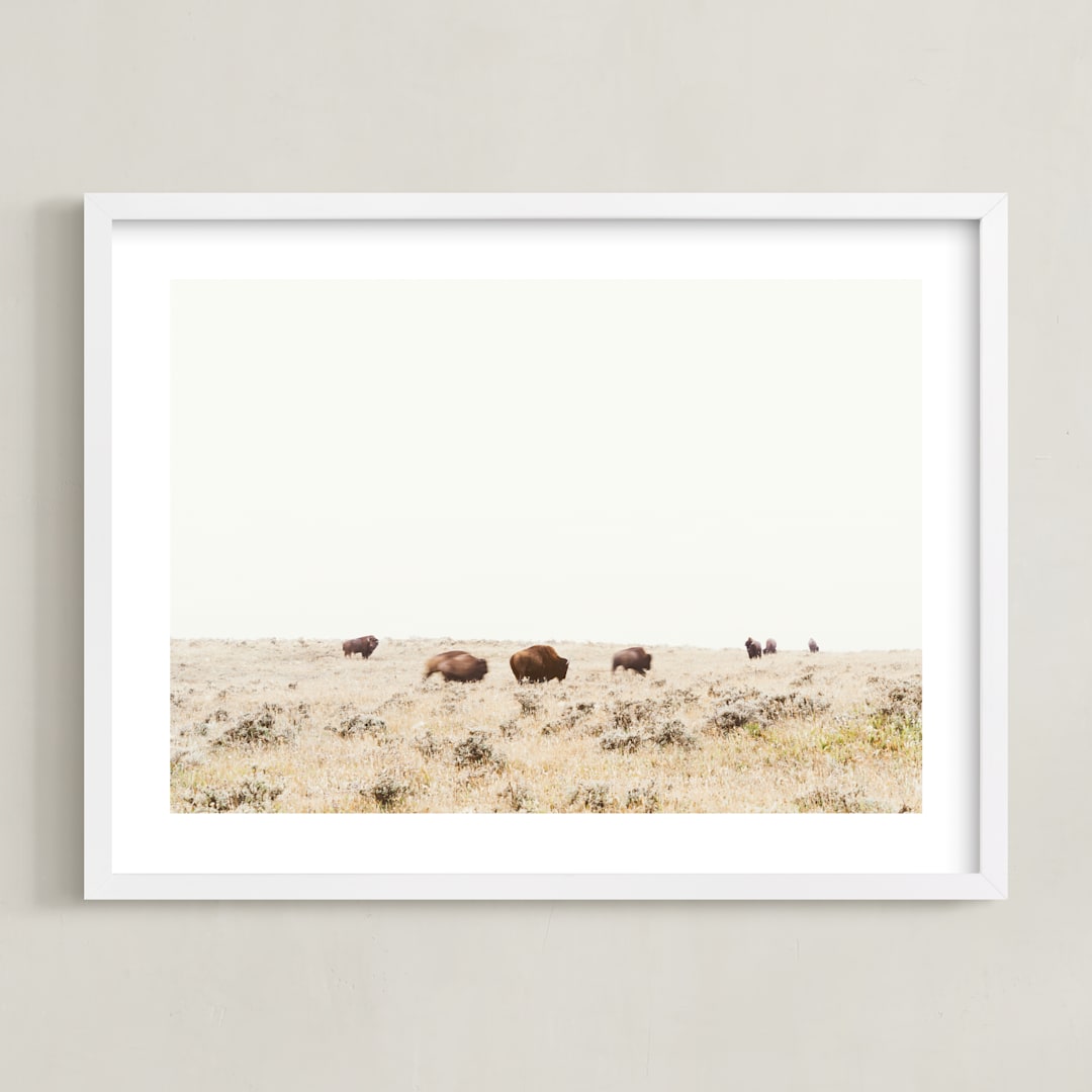 "On the Move" - Art Print in summer by Kamala Nahas - Framed