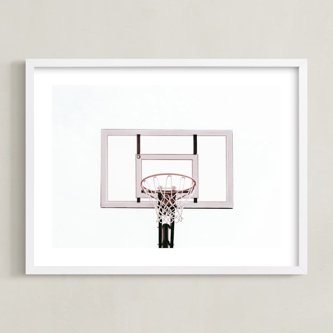 "Fuerza" - Art Print in White by LindseyErin - Framed