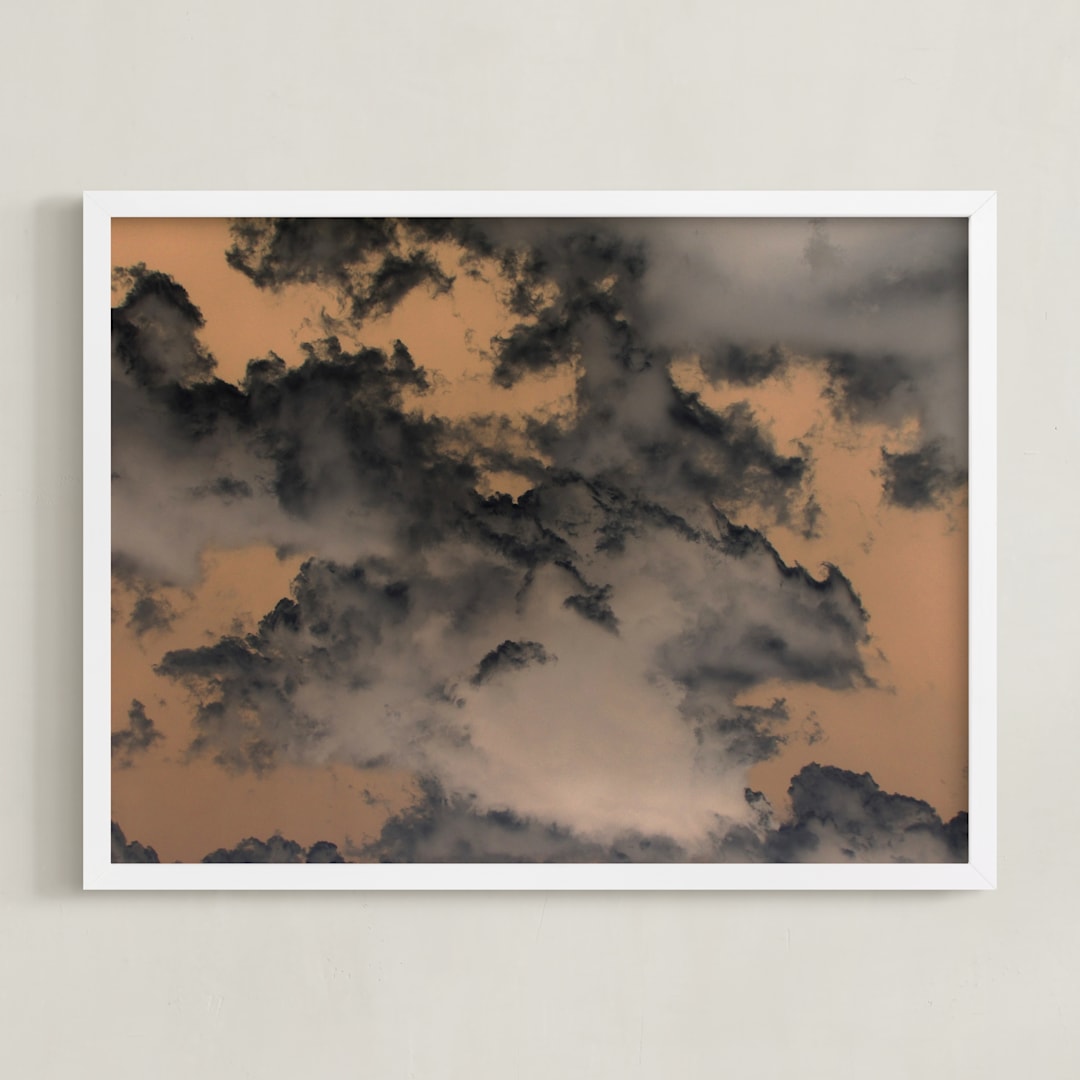 "The Sky" - Art Print in Brilliant Bronze by Jonathan Brooks - Framed