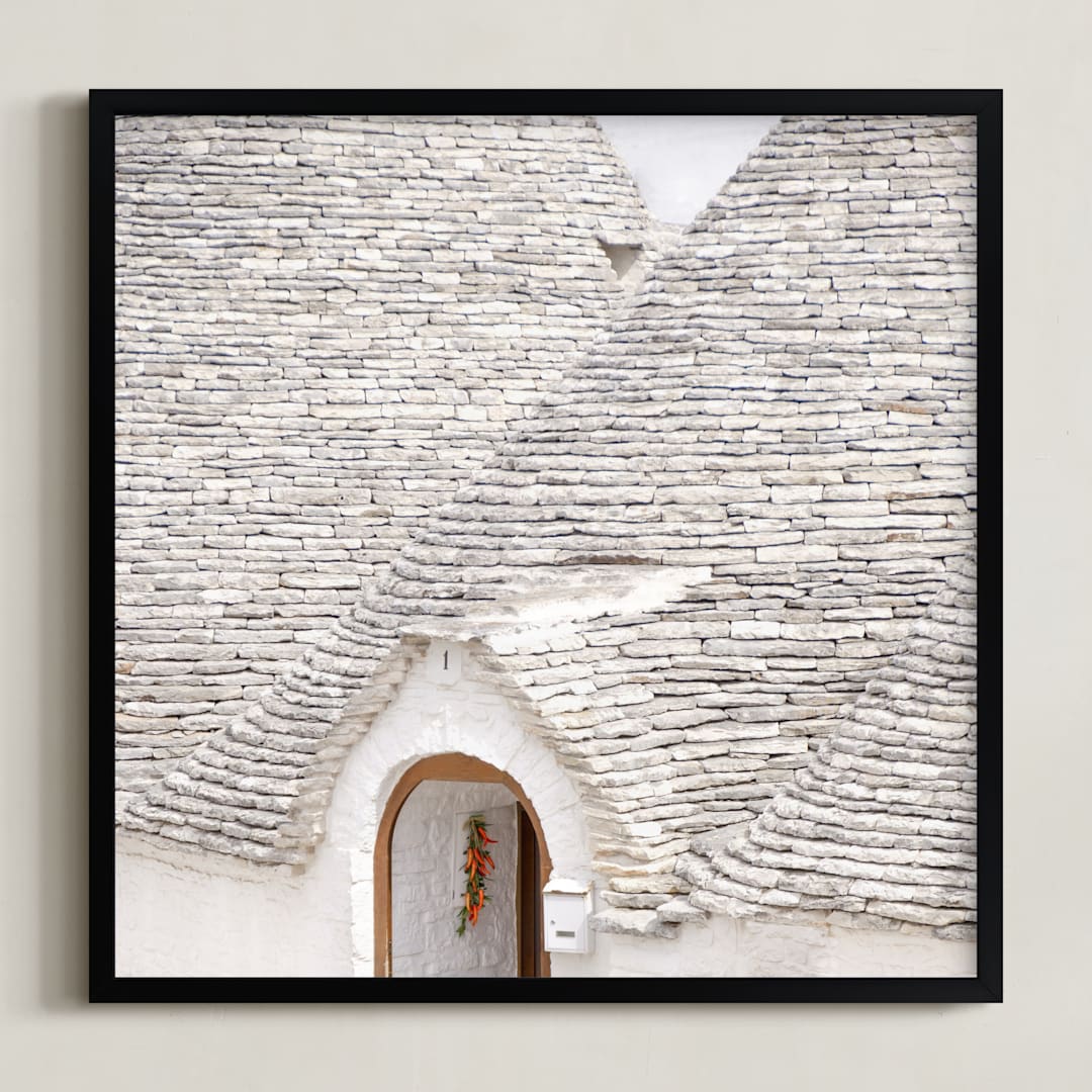 "Around the Bend" - Art Print in Afternoon Sun by Kelsey Mucci - Framed