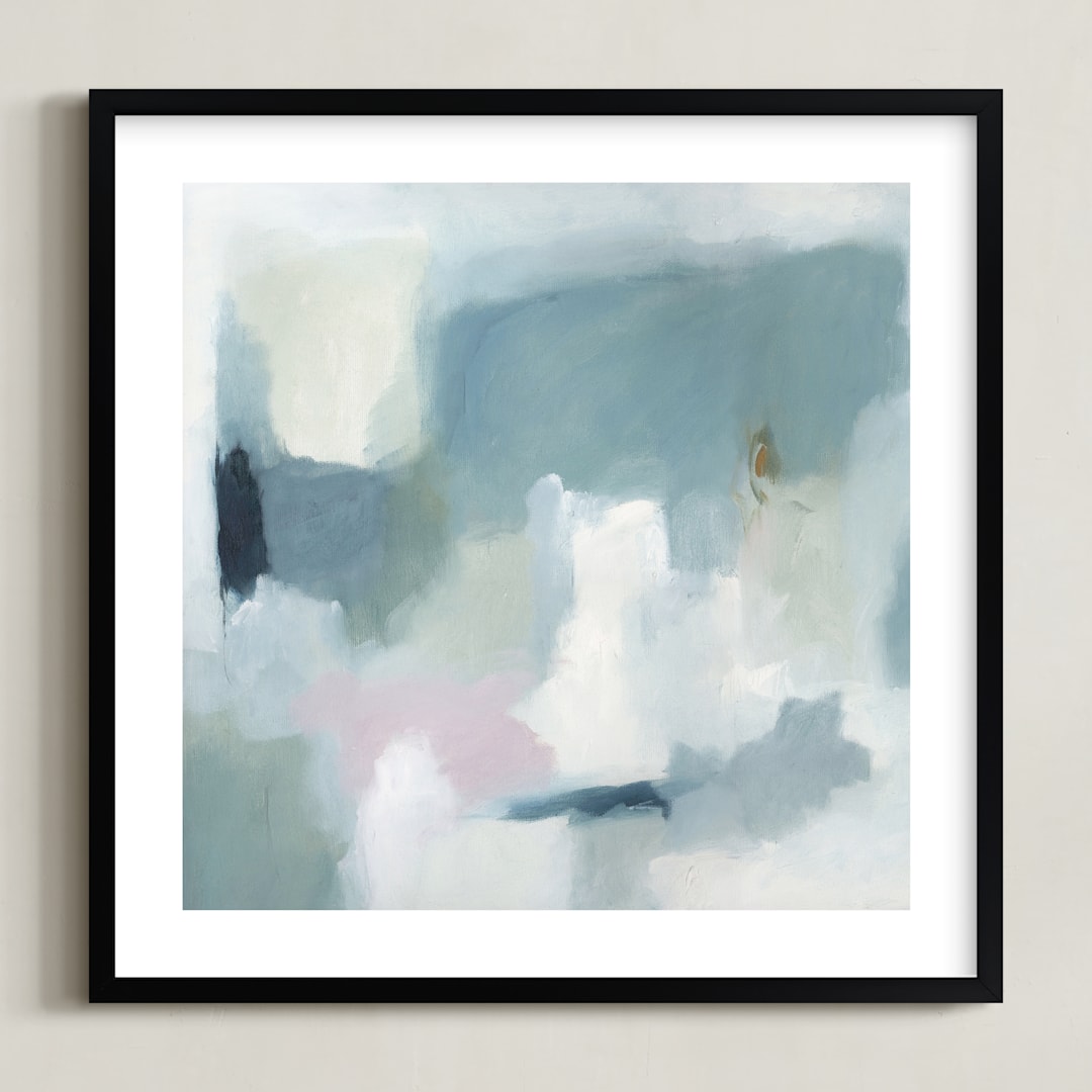"Pacific I" - Art Print in Ocean by Nicoletta Savod - Framed
