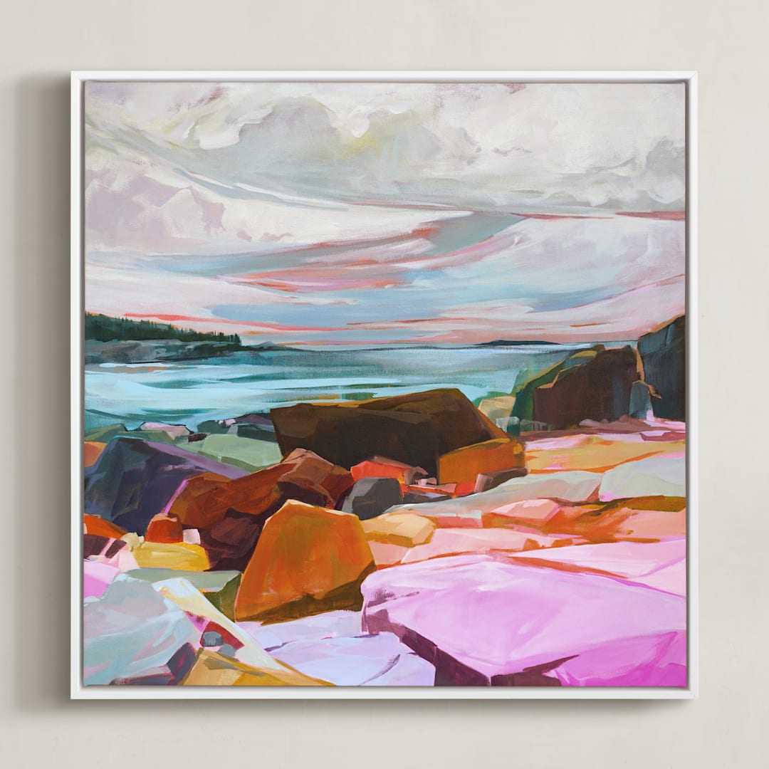 "Up and Away II" - Art Print in Multi by Jess Franks - Framed Canvas