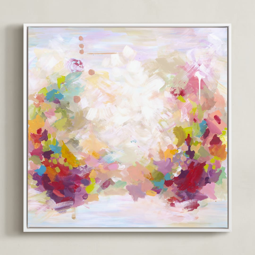 "Breathe" - Art Print in Prism by Svitlana Martynjuk - Framed Canvas