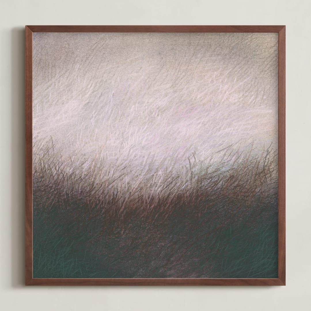 "Creeping In" - Art Print in Truffle by Lorent and Leif - Framed