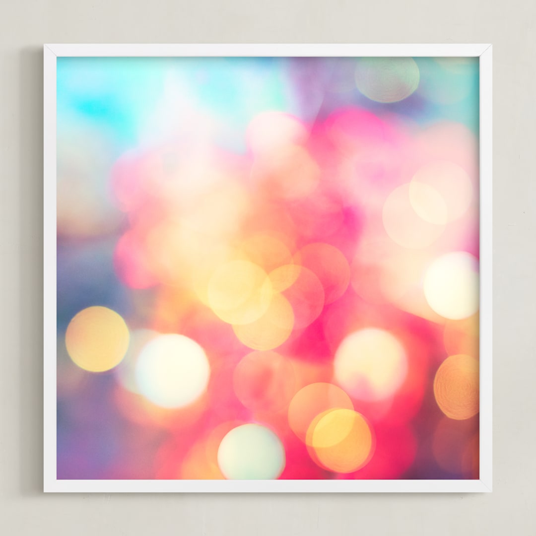 "ballet de couleurs" - Art Print in Light Show by Kamala Nahas - Framed