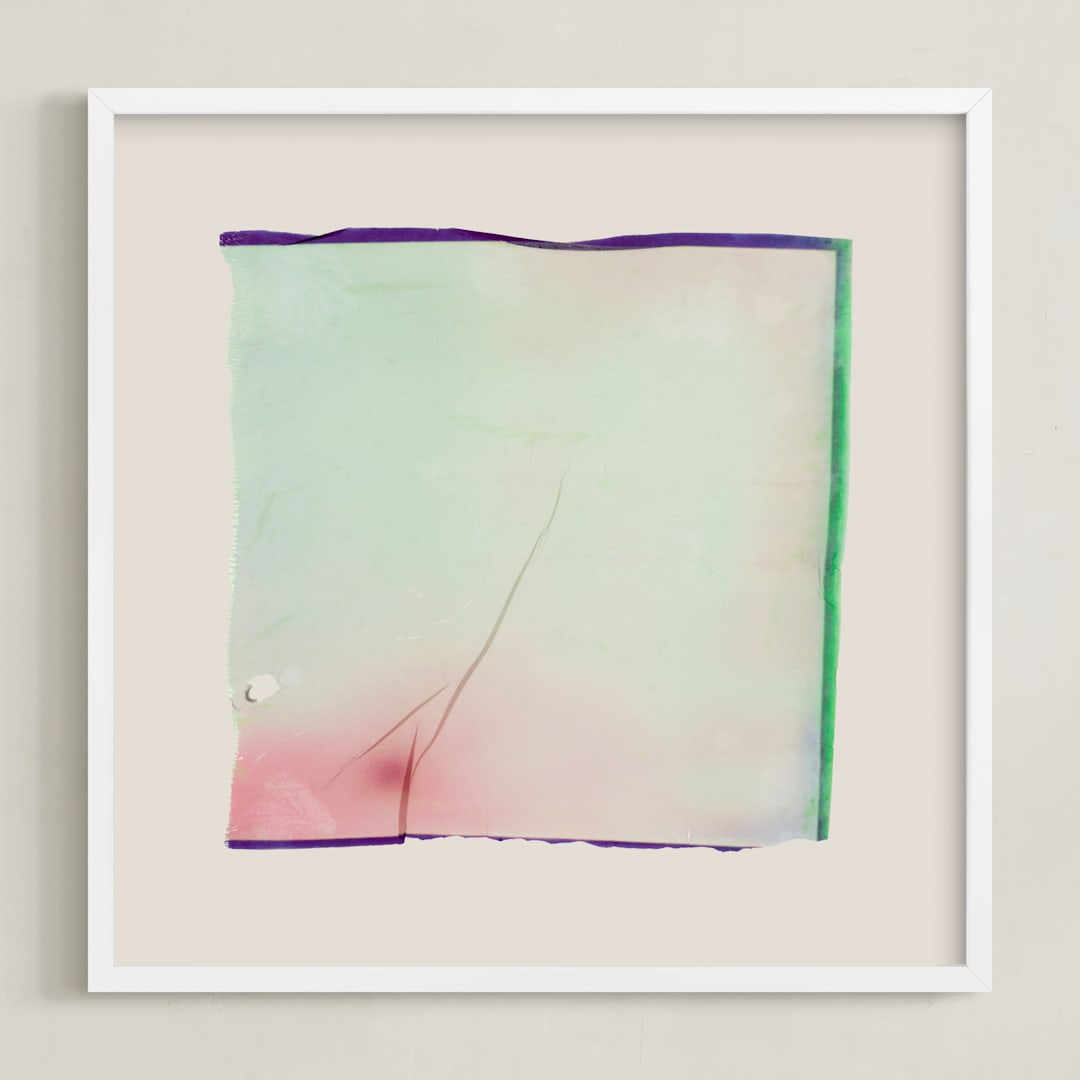 "Four Square III" - Art Print in Vibrant by Kamala Nahas - Framed