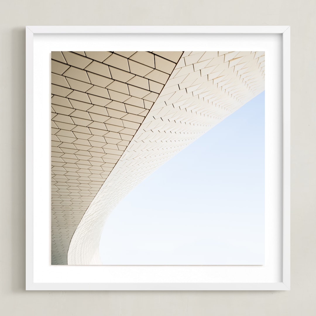 "Contorno II" - Art Print in tile by Heather Deffense - Framed