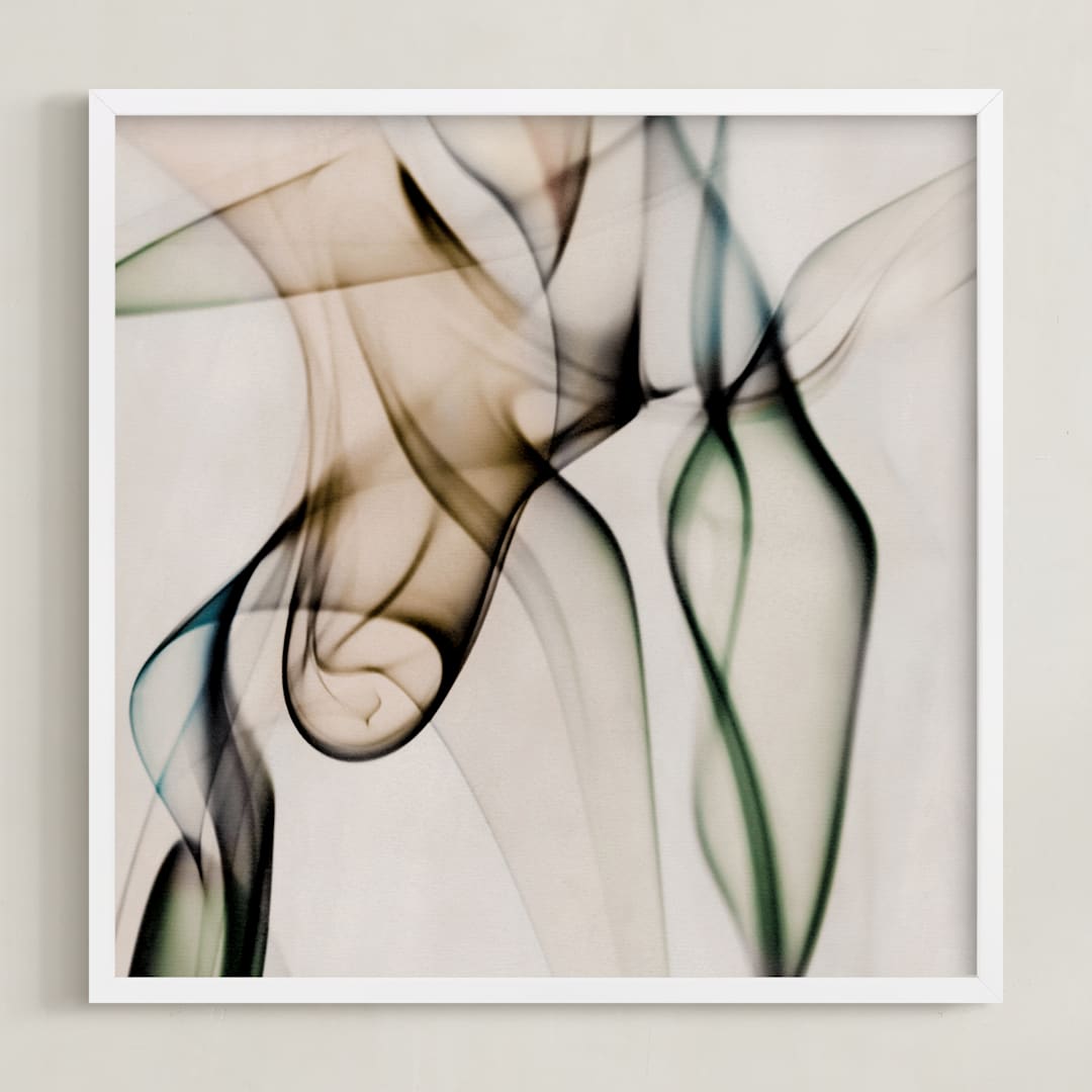 "Fortitude" - Art Print in Latte by Anne Ciotola - Framed
