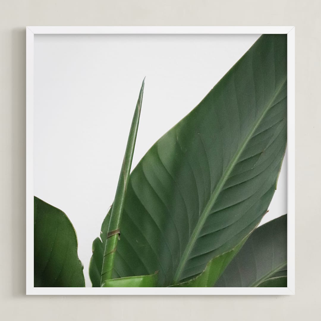 "Lush - Green" - Art Print in Original by Marshe Hutchinson - Framed