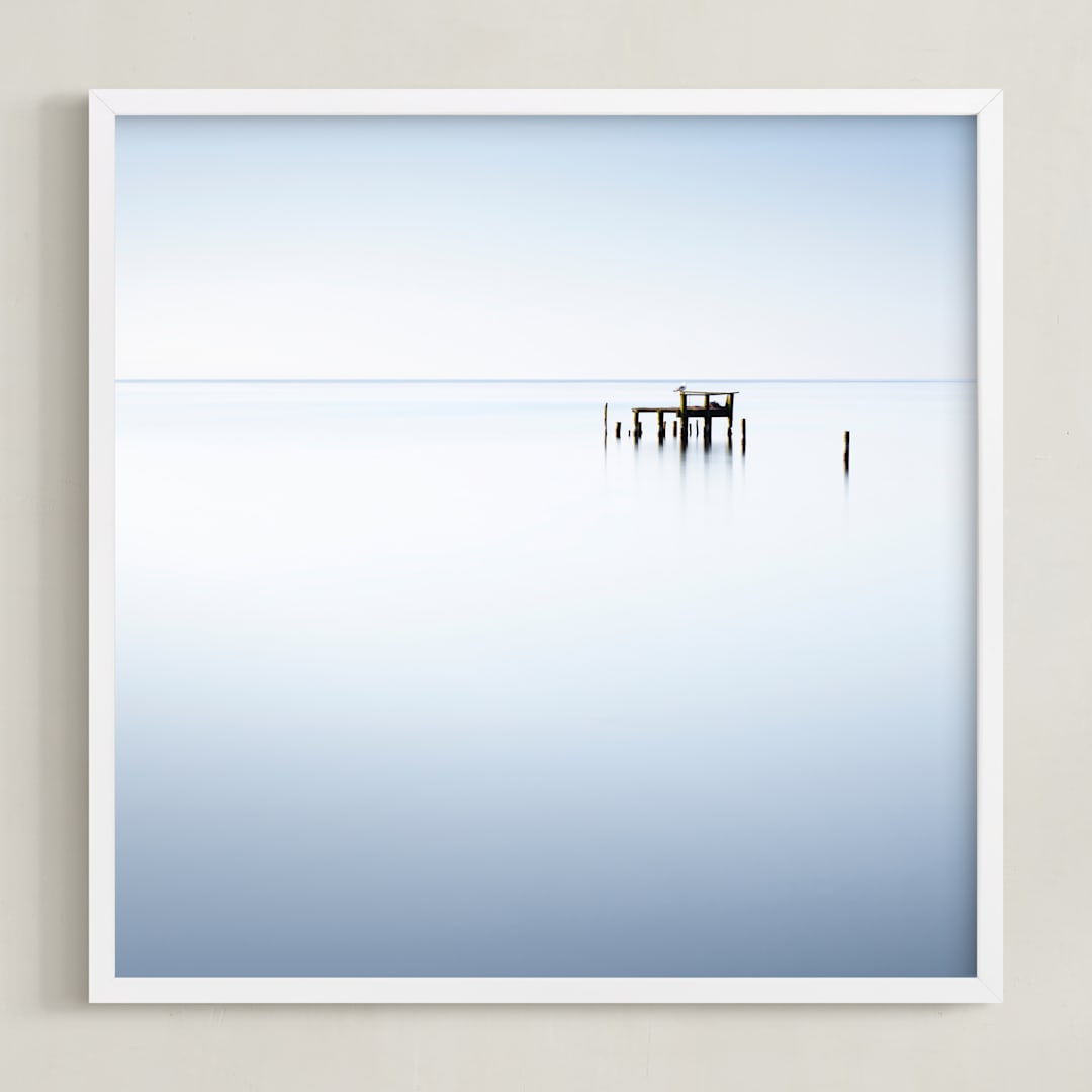 "sea dreams" - Art Print in Blue by Maggy Morrissey - Framed