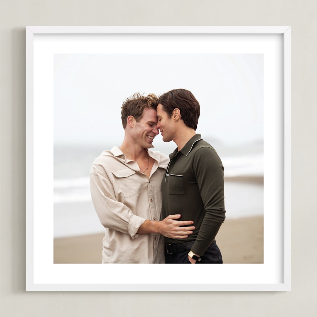 "The Big Picture: Valentine's Framed Photo" - Framed Photo in White by Minted - Framed