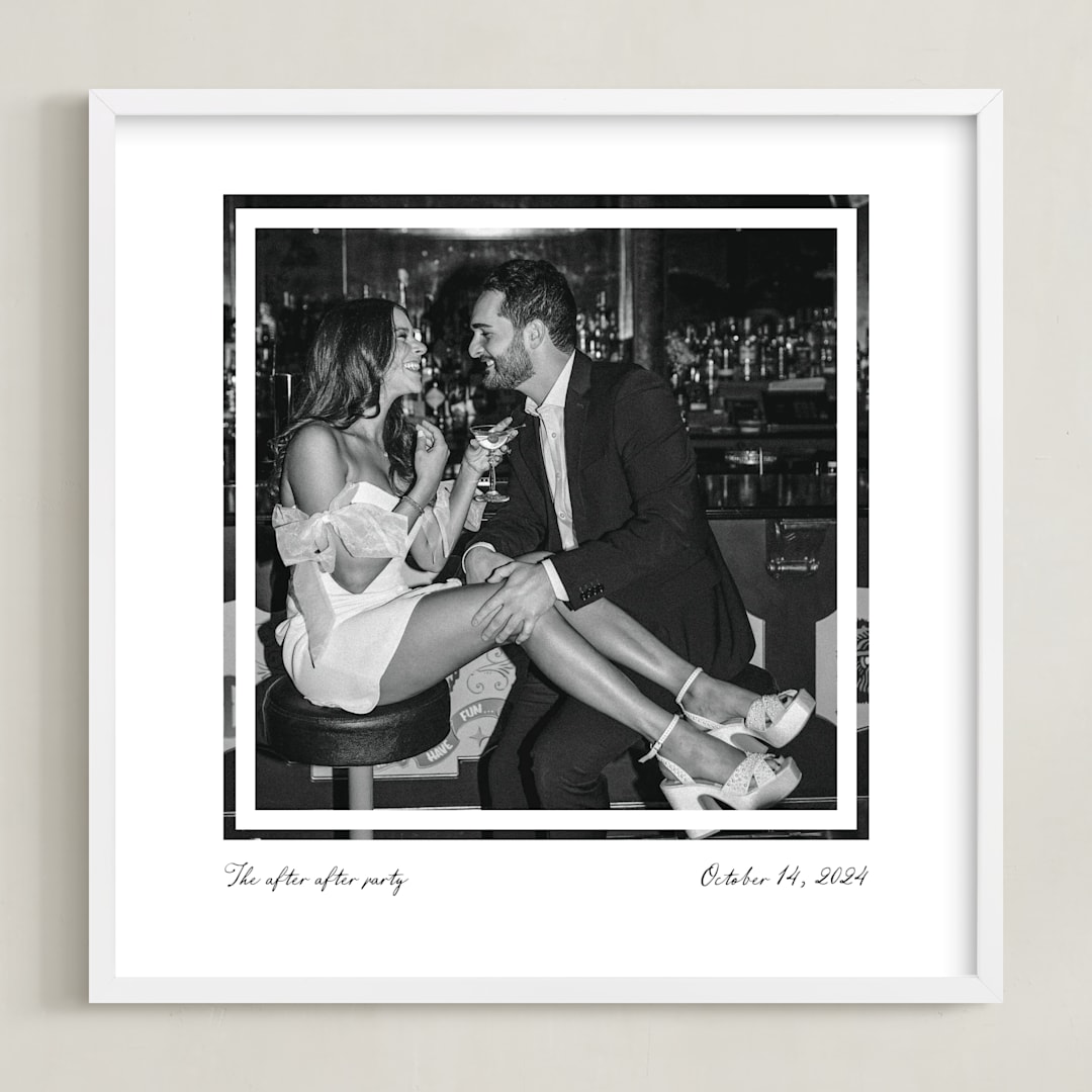 "Artifact: Square Framed Photo" - Framed Photo in Charcoal by Snow and Ivy - Framed