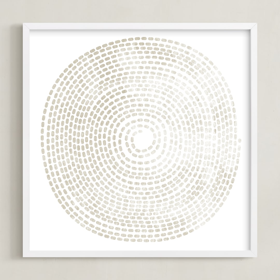 "surround me" - Art Print in earth by R studio - Framed