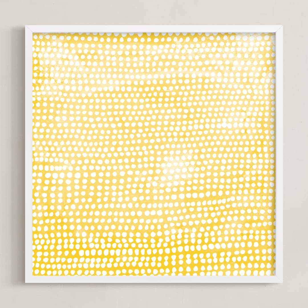 "Dance" - Art Print in Sunshine by Kerry Doyle - Framed