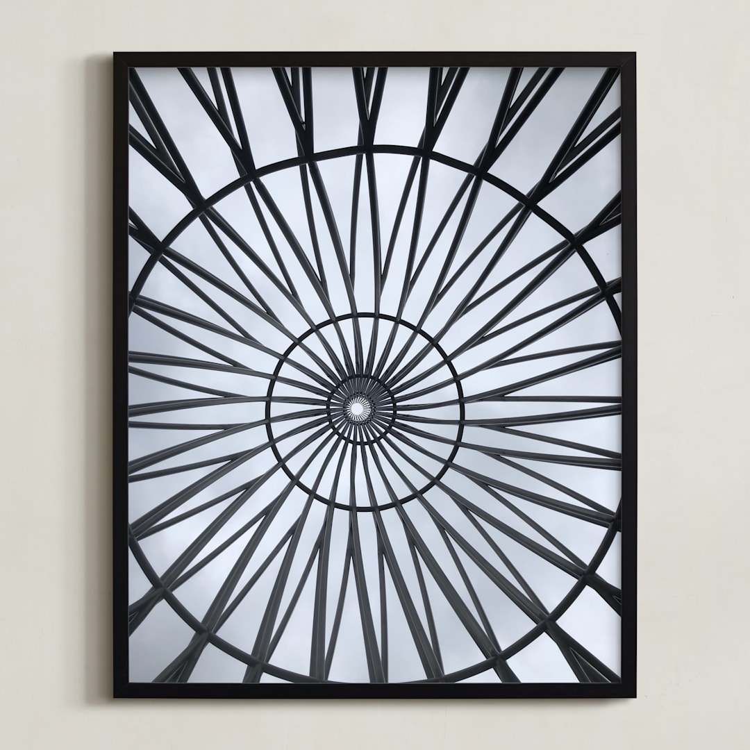 "The Rising II" - Art Print in Cloud by Zhay Smith - Framed