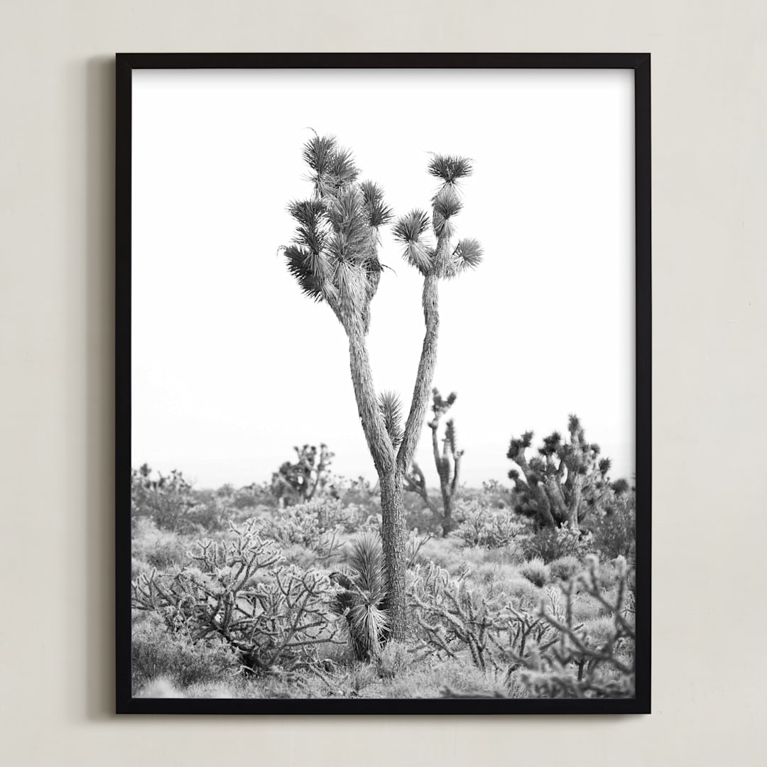 "Vito" - Art Print in joshua grey by Kristi Jackson - Framed