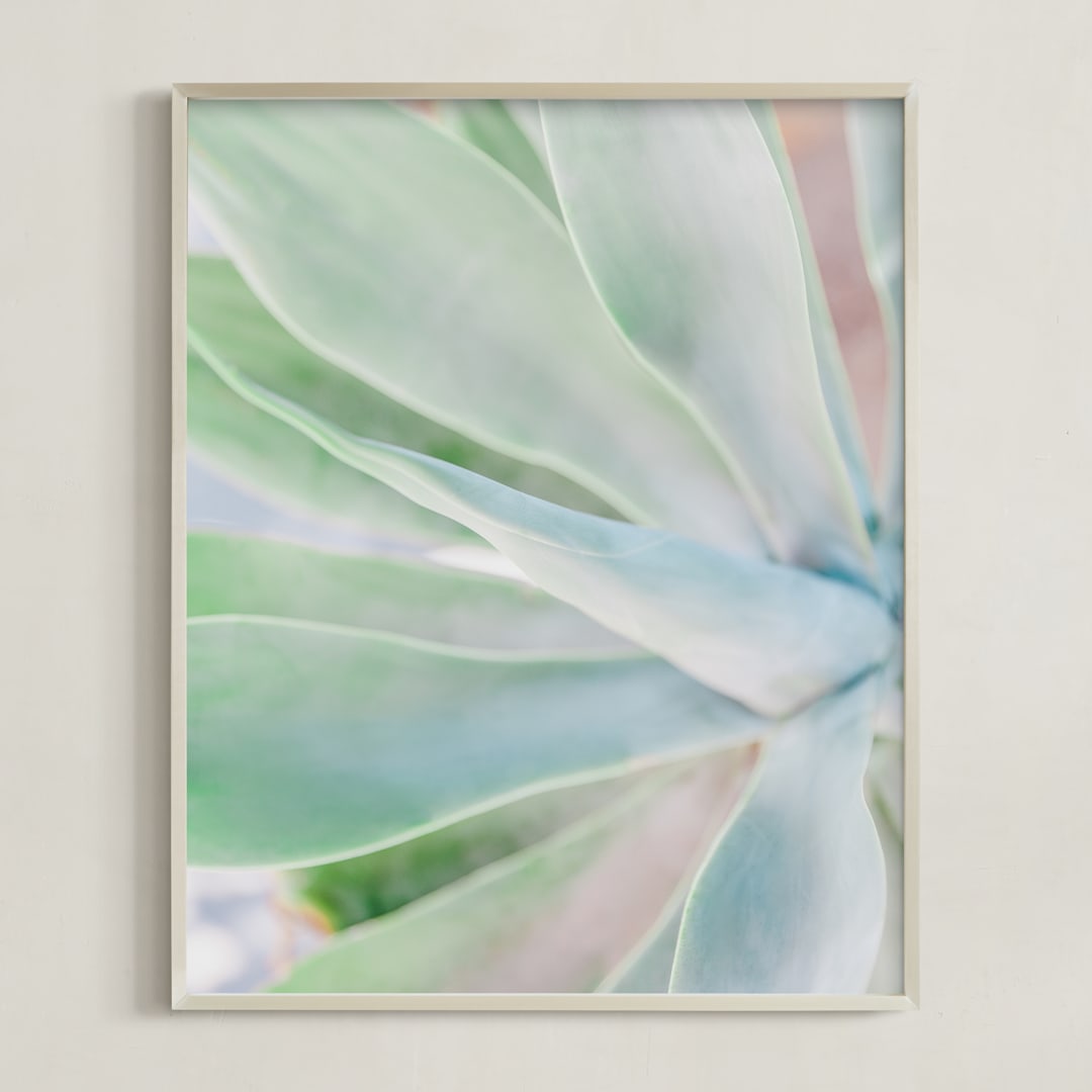 "Todos Santos II" - Art Print in Mint by Lindsay Ferraris Photography - Framed