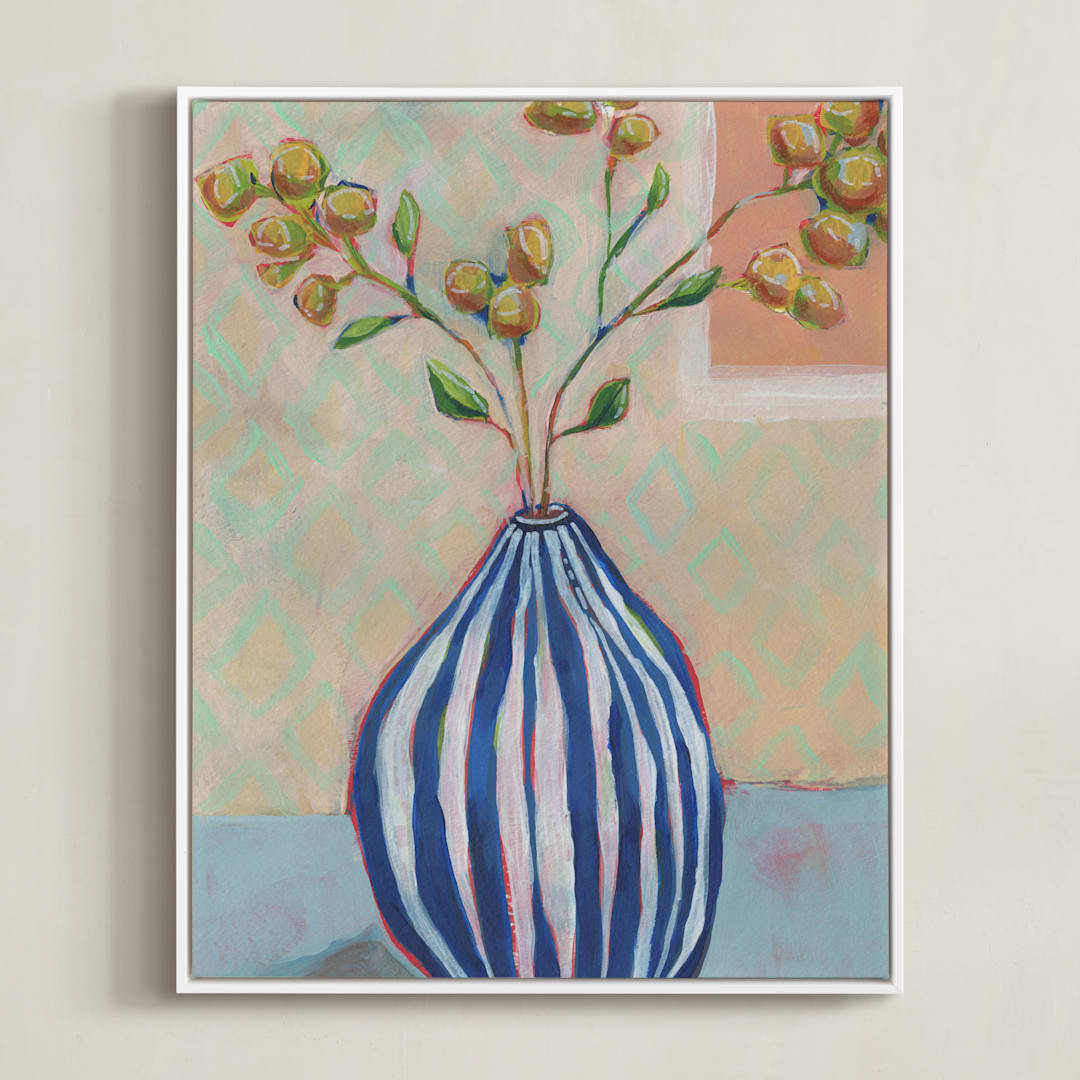 "Forager" - Art Print in Original by Ksenia Ya - Framed Canvas