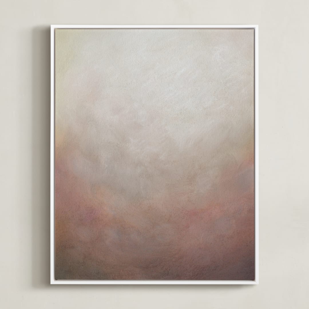 "Rise" - Art Print in Cinnamon by Lorent and Leif - Framed Canvas