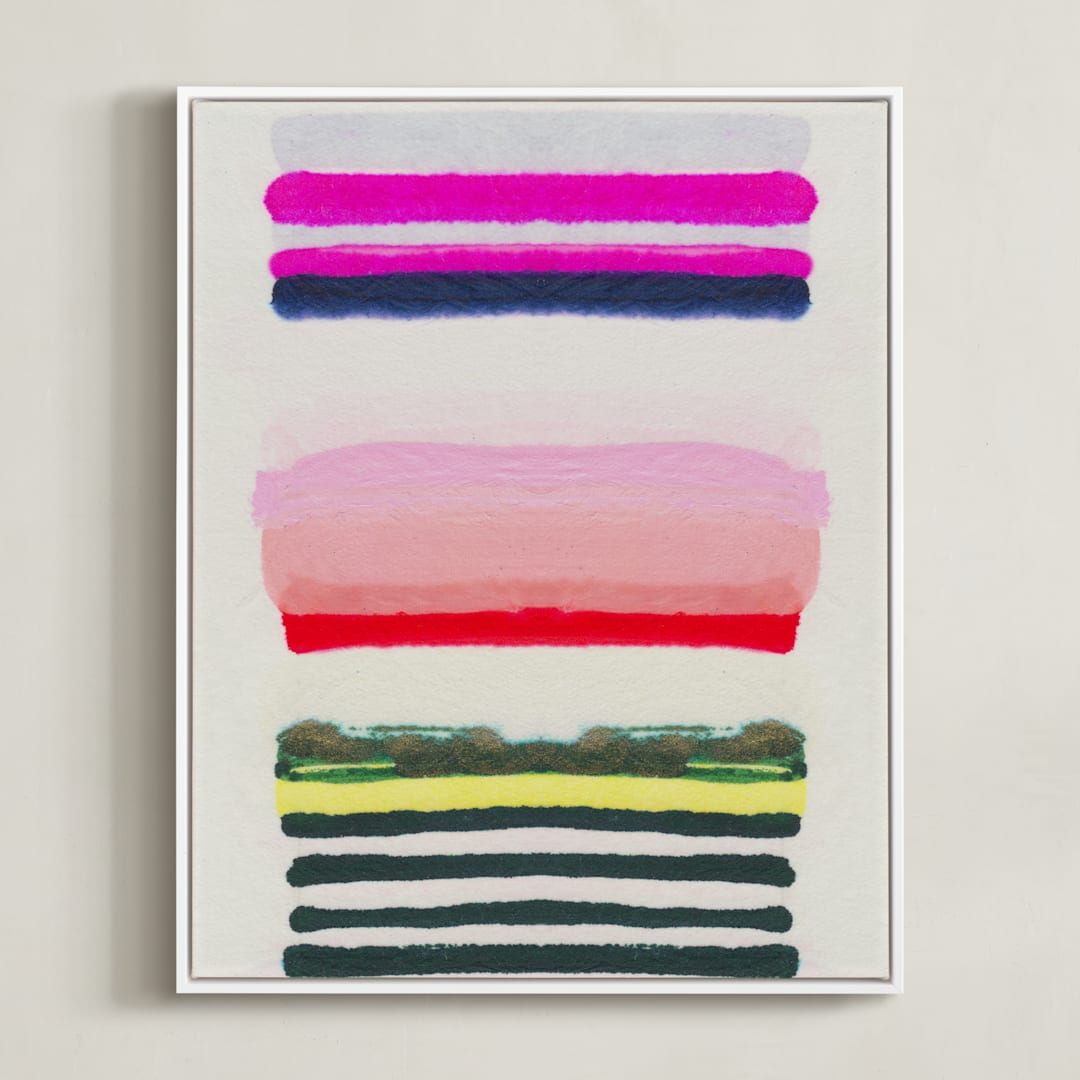 "You Are Beautiful" - Art Print in CANDY by HAPI ART - Framed Canvas