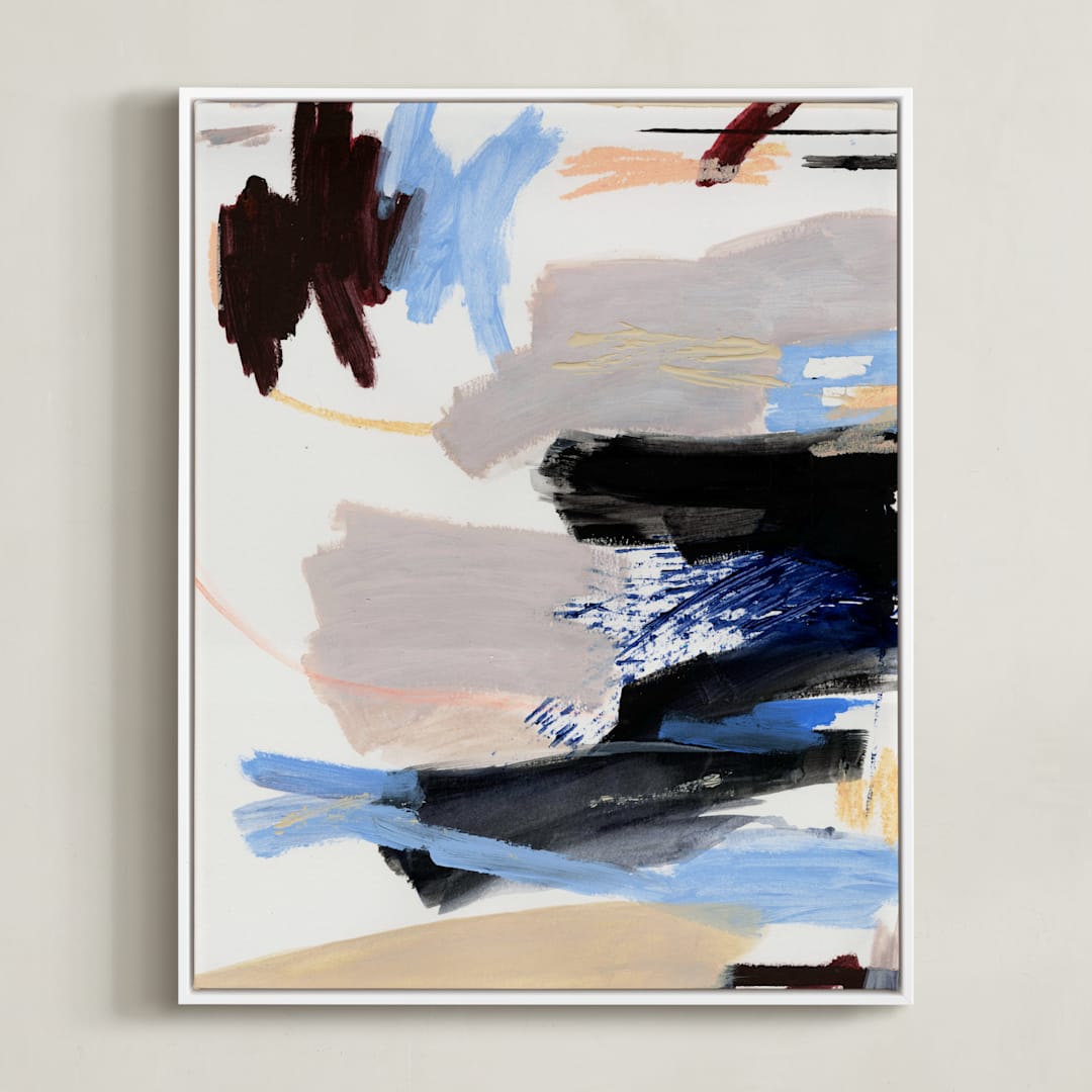"Dusk Sky" - Art Print in Dusk Sky by Lauren Packard - Framed Canvas