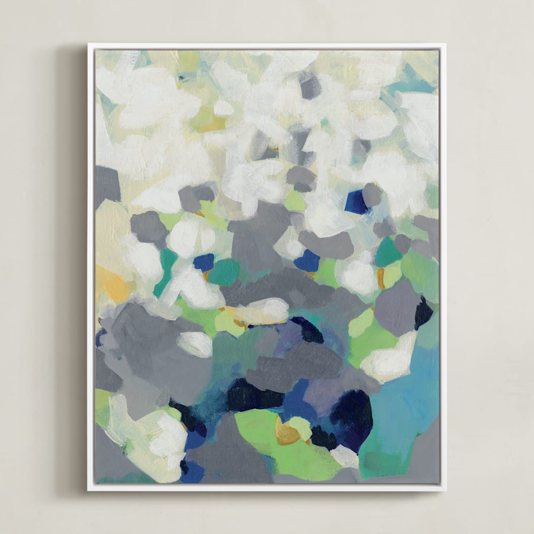 "Marathon" - Art Print in Pavement by Lorent and Leif - Framed Canvas
