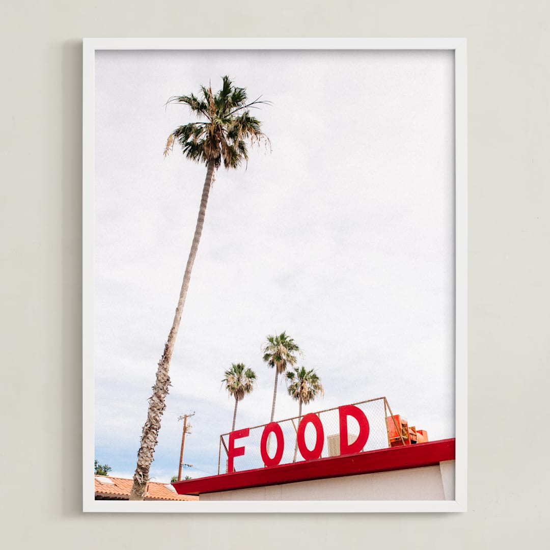 "Zuma Beach Malibu No. 7" - Art Print in Color by Kamala Nahas - Framed