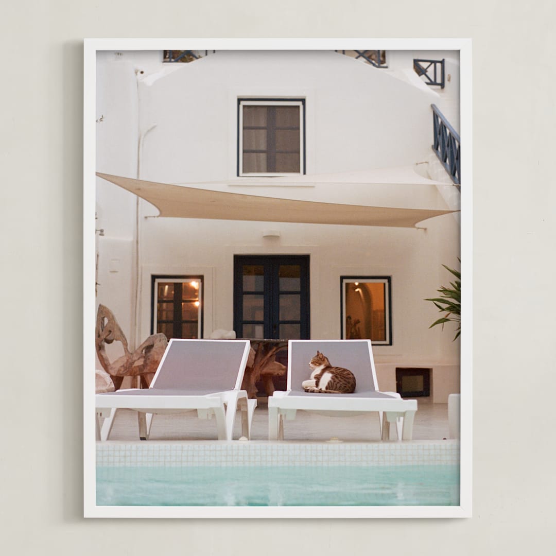 "The Good Life" - Art Print in Warm Film by Khariza Rae - Framed