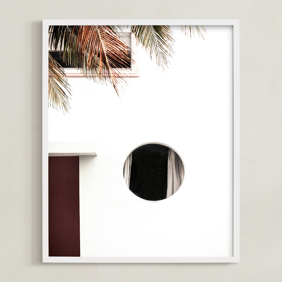 "Havana" - Art Print in Palm by Kaitie Bryant - Framed