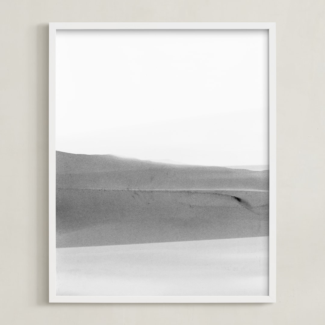 "Forecast" - Art Print in Black & White by Ashleigh Ninos - Framed