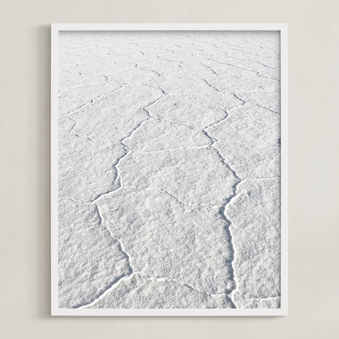 "Salt of the Earth" - Art Print in monochrome by lulu and isabelle - Framed