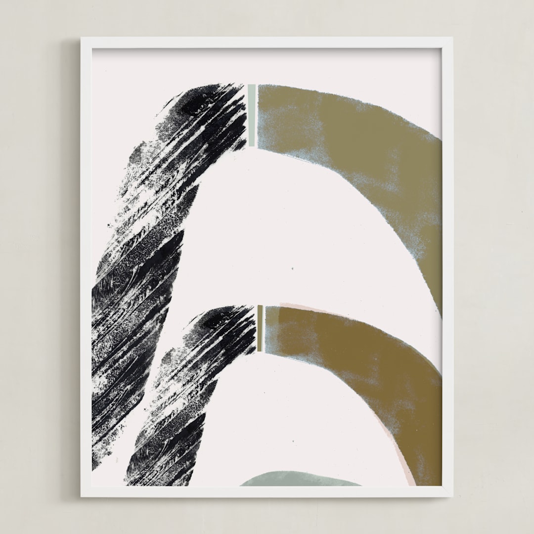 "Landscape" - Art Print in Tunquen by Bethania Lima - Framed