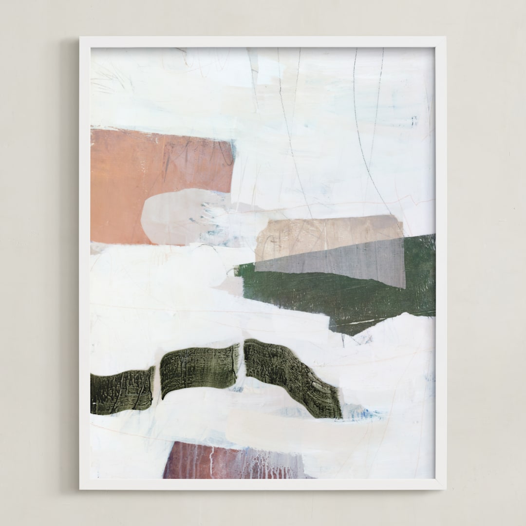 "Monuments 1" - Art Print in Desert Sunset by Jennifer Daily - Framed