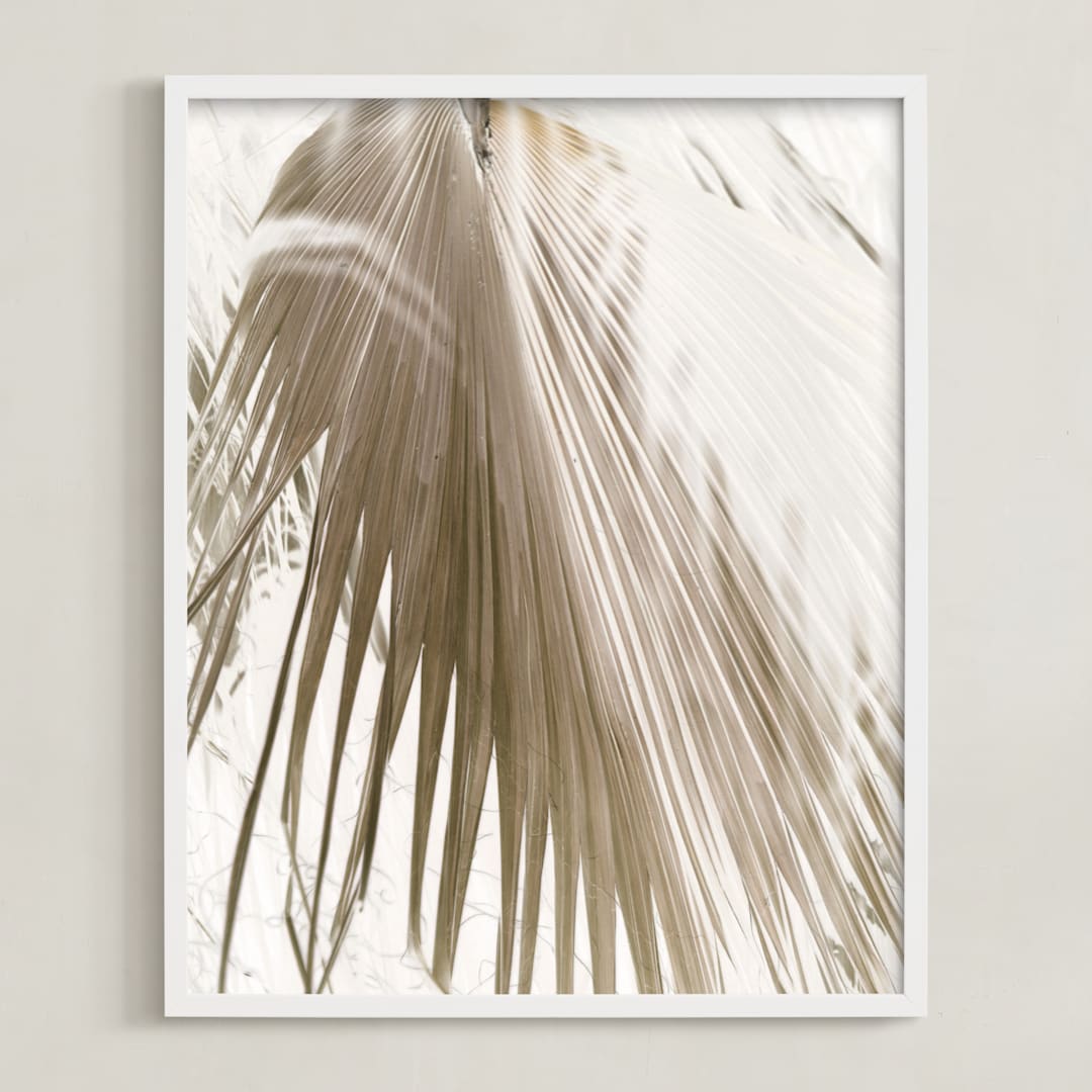 "Vanilla Palm" - Art Print in Day by Owl and Toad - Framed